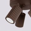 Plafonniers Aluminium Marron GU10 3 KARBON