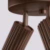 Plafonniers Aluminium Marron GU10 3 KARBON