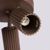 Plafonniers Aluminium Marron GU10 3 KARBON
