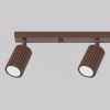 Plafonniers Aluminium Marron GU10 4 KARBON