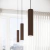 Plafonniers Aluminium Marron GU10 4 KARBON