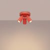 Plafonniers Aluminium Rouge GU10 3 KARBON