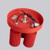 Plafonniers Aluminium Rouge GU10 3 KARBON