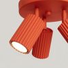 Plafonniers Aluminium Rouge GU10 3 KARBON