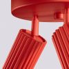 Plafonniers Aluminium Rouge GU10 3 KARBON