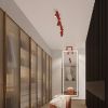 Plafonniers Aluminium Rouge GU10 4 KARBON