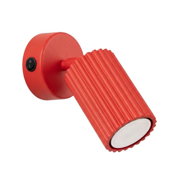 Appliques murales Aluminium Rouge GU10 1 KARBON