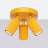 Plafonniers Aluminium Jaune GU10 3 KARBON