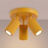 Plafonniers Aluminium Jaune GU10 3 KARBON