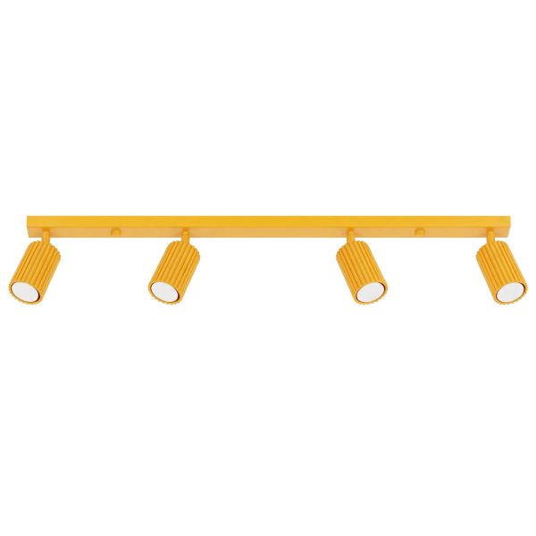 Plafonniers Aluminium Jaune GU10 4 KARBON