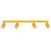 Plafonniers Aluminium Jaune GU10 4 KARBON