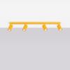 Plafonniers Aluminium Jaune GU10 4 KARBON