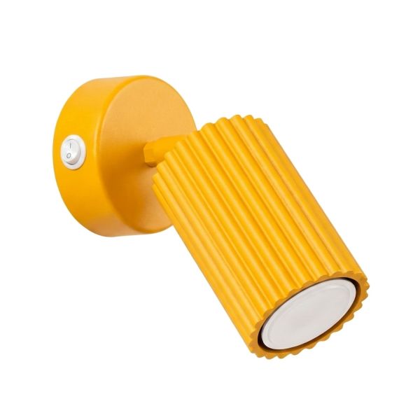 Appliques murales Aluminium Jaune GU10 1 KARBON