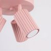 Plafonniers Aluminium Rose GU10 3 KARBON