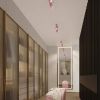 Plafonniers Aluminium Rose GU10 3 KARBON