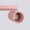 Plafonniers Aluminium Rose GU10 4 KARBON