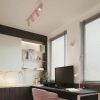 Plafonniers Aluminium Rose GU10 4 KARBON