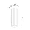 Appliques murales Aluminium Marron GU10 2 KARBON