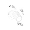 Appliques murales Aluminium Rose GU10 1 KARBON