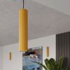 Plafonniers Aluminium Jaune GU10 1 KARBON