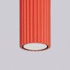 Plafonniers Aluminium Rouge GU10 1 KARBON