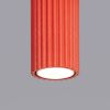 Plafonniers Aluminium Rouge GU10 1 KARBON