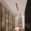 Plafonniers Aluminium Rouge GU10 1 KARBON