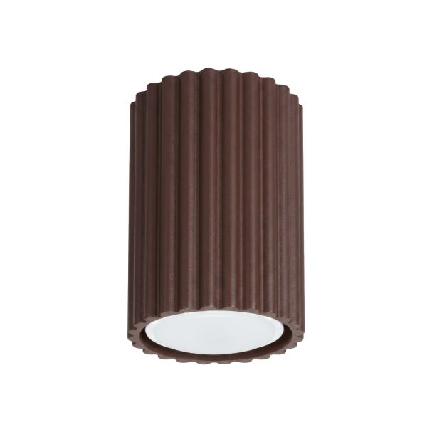 Plafonniers Aluminium Marron GU10 1 KARBON