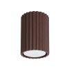 Plafonniers Aluminium Marron GU10 1 KARBON