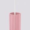 Suspensions Aluminium Rose GU10 1 KARBON