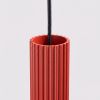 Suspensions Aluminium Rouge GU10 1 KARBON