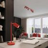 Suspensions Aluminium Rouge GU10 1 KARBON
