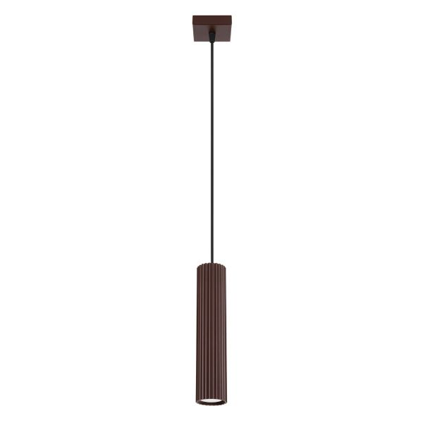 Suspensions Aluminium Marron GU10 1 KARBON