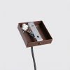 Suspensions Aluminium Marron GU10 1 KARBON