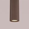 Suspensions Aluminium Marron GU10 1 KARBON