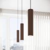 Suspensions Aluminium Marron GU10 1 KARBON