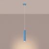 Suspensions Aluminium Bleu GU10 1 KARBON