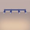 Plafonniers Aluminium Outremer GU10 4 KARBON