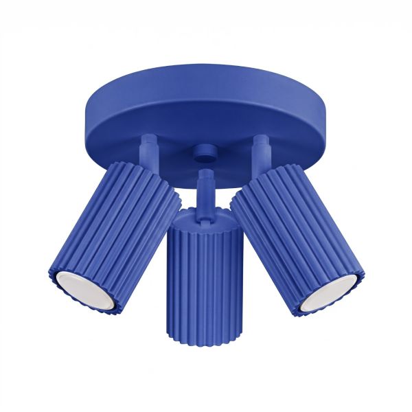 Plafonniers Aluminium Outremer GU10 3 KARBON