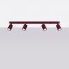 Plafonniers Aluminium Bordeaux GU10 4 KARBON