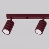 Plafonniers Aluminium Bordeaux GU10 4 KARBON