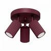 Plafonniers Aluminium Bordeaux GU10 3 KARBON