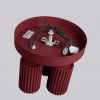 Plafonniers Aluminium Bordeaux GU10 3 KARBON