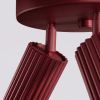 Plafonniers Aluminium Bordeaux GU10 3 KARBON
