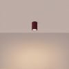 Plafonniers Aluminium Bordeaux GU10 1 KARBON