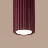 Plafonniers Aluminium Bordeaux GU10 1 KARBON