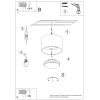Plafonniers Aluminium Blanc Gx53 1 MODO