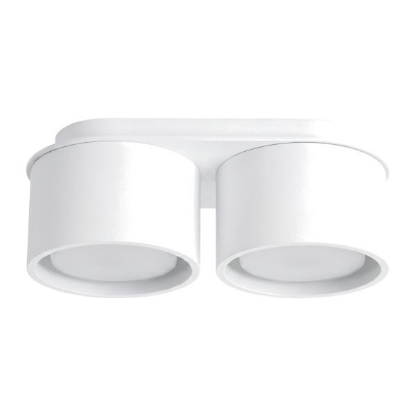 Plafonniers Aluminium Blanc Gx53 2 MODO