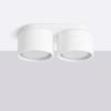 Plafonniers Aluminium Blanc Gx53 2 MODO