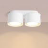 Plafonniers Aluminium Blanc Gx53 2 MODO